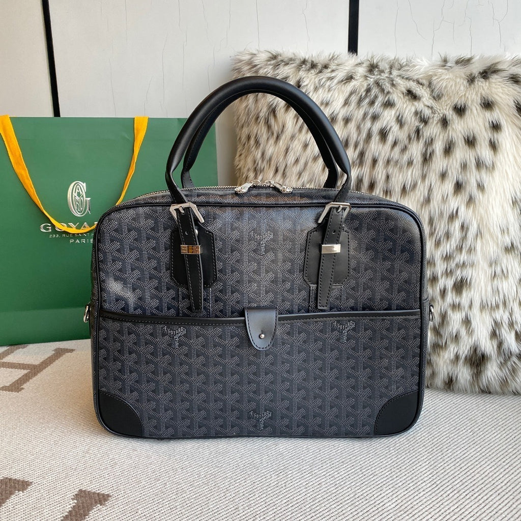 Goyard Jet Black Briefcase