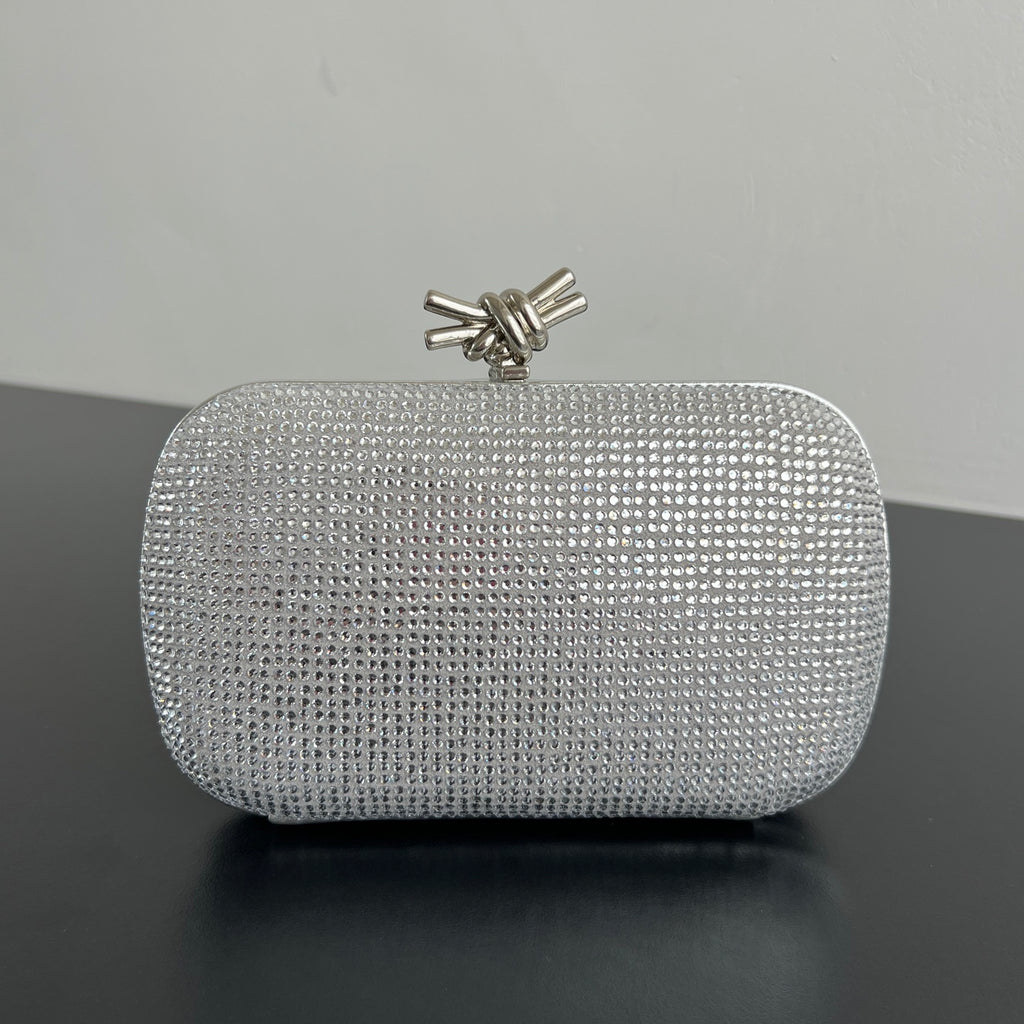 Bottega Veneta Kont Crystal Clutch