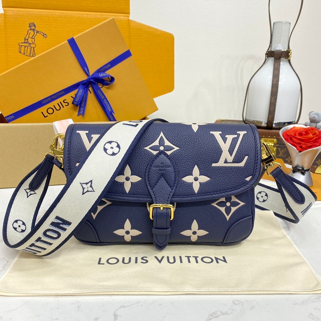 Louis Vuitton Diane Baguette Handbag Monogram Empreinte