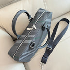 Burberry Grid Check Briefcase