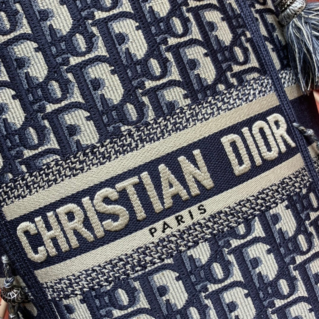 Christian Dior D-Bubble Embroidered Bucket Bag