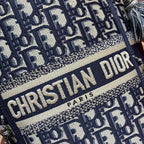 Christian Dior D-Bubble Embroidered Bucket Bag
