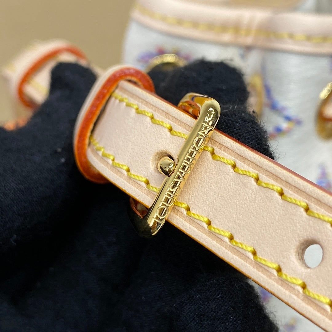 Louis Vuitton Nano Noé Denim Jacquard