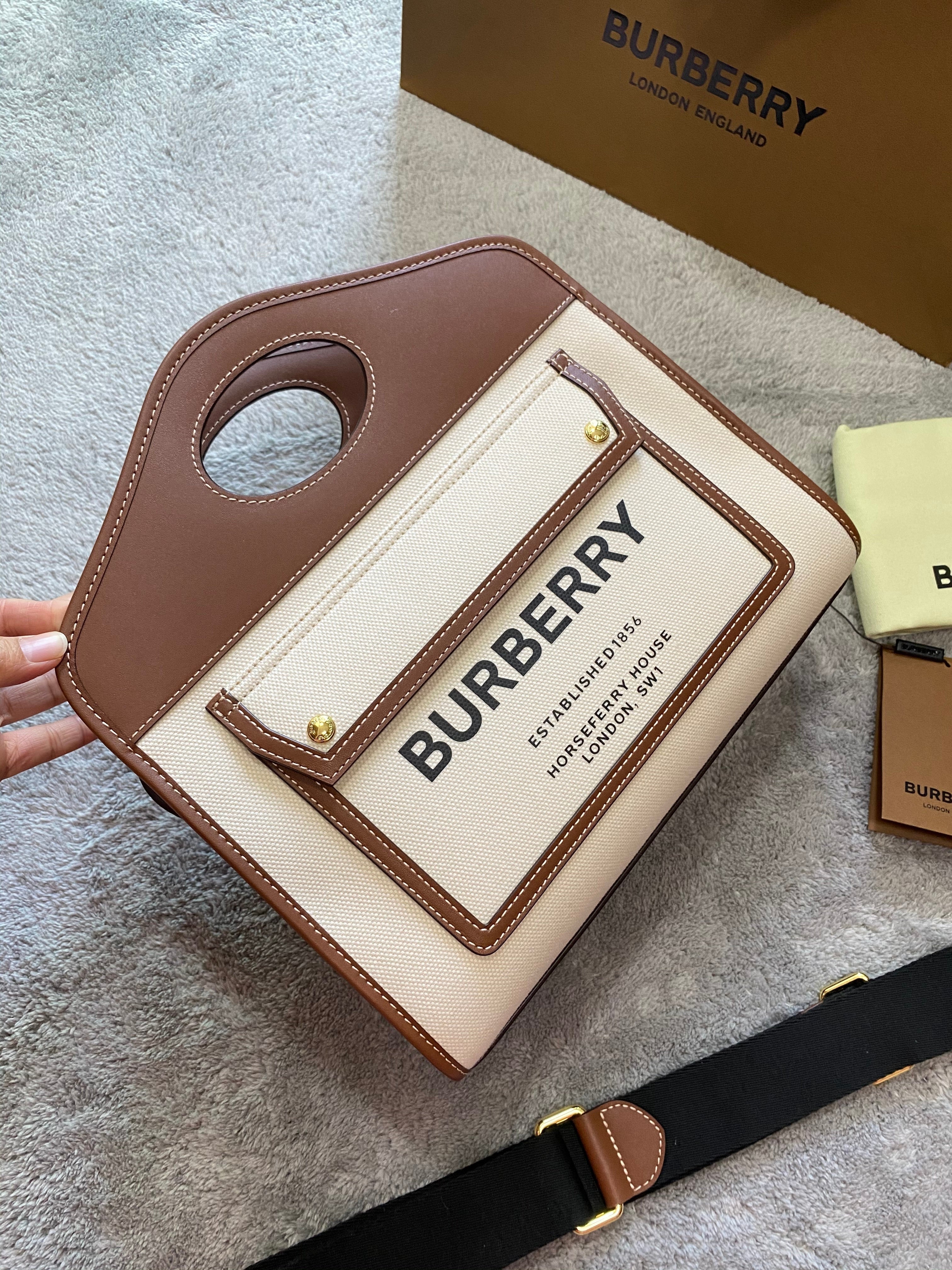 Burberry Zip Tote Bag