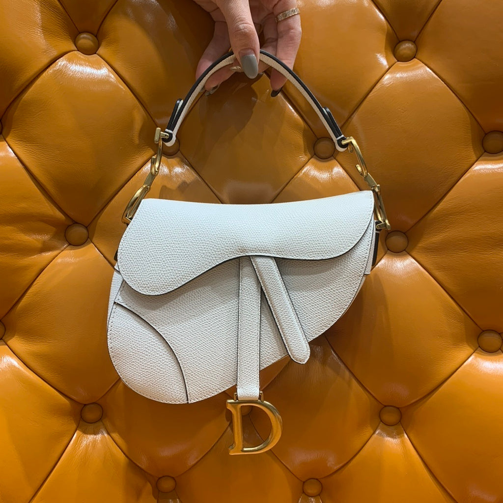 Christian Dior Saddle Handbag with Slim Adjustable Strap