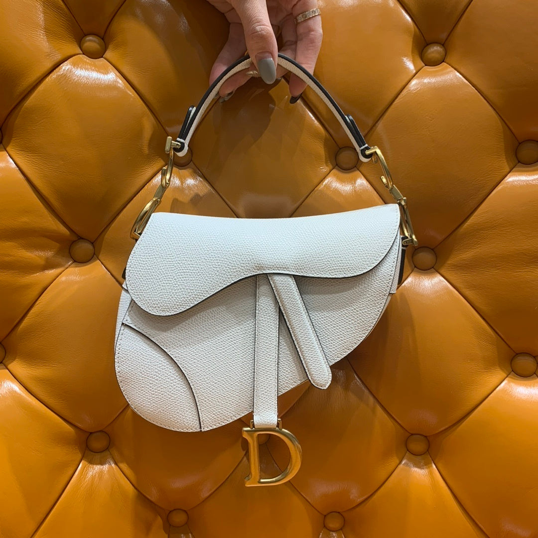Christian Dior Saddle Handbag with Slim Adjustable Strap