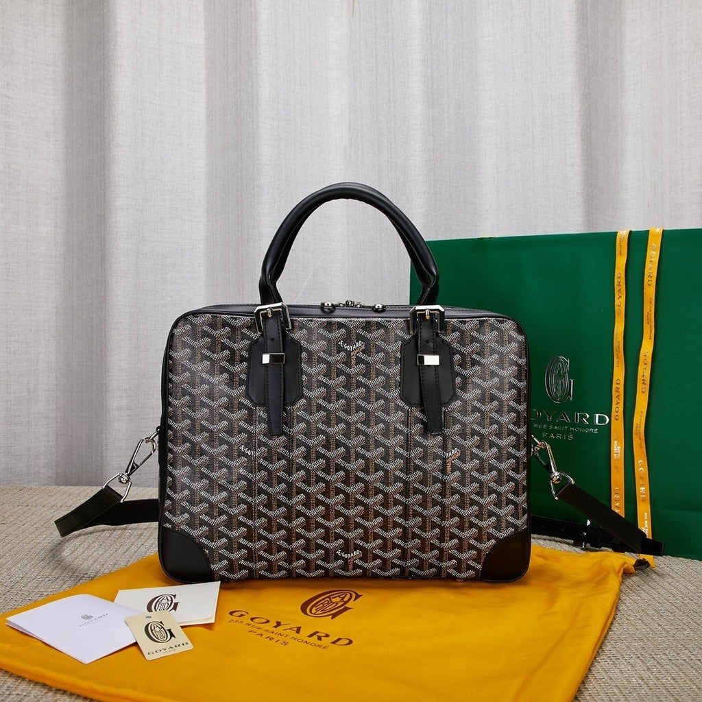 Goyard Jet Black Briefcase