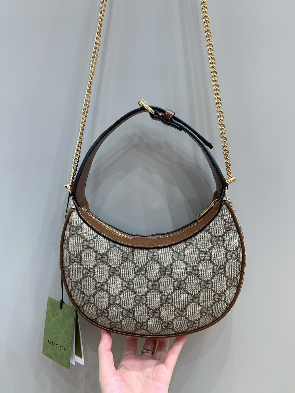 Gucci Ophidia Crescent Bag