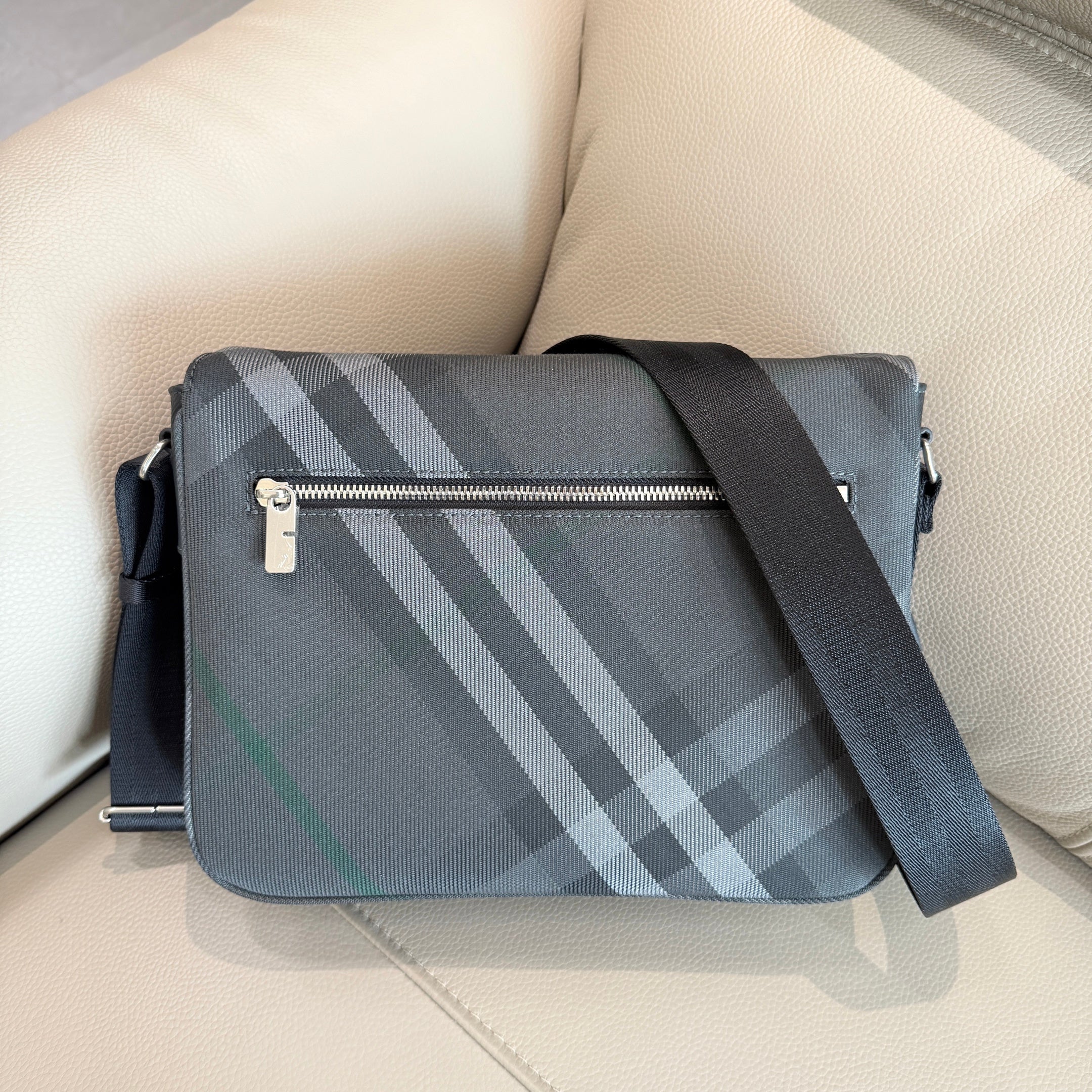 Burberry Grid Messenger Bag