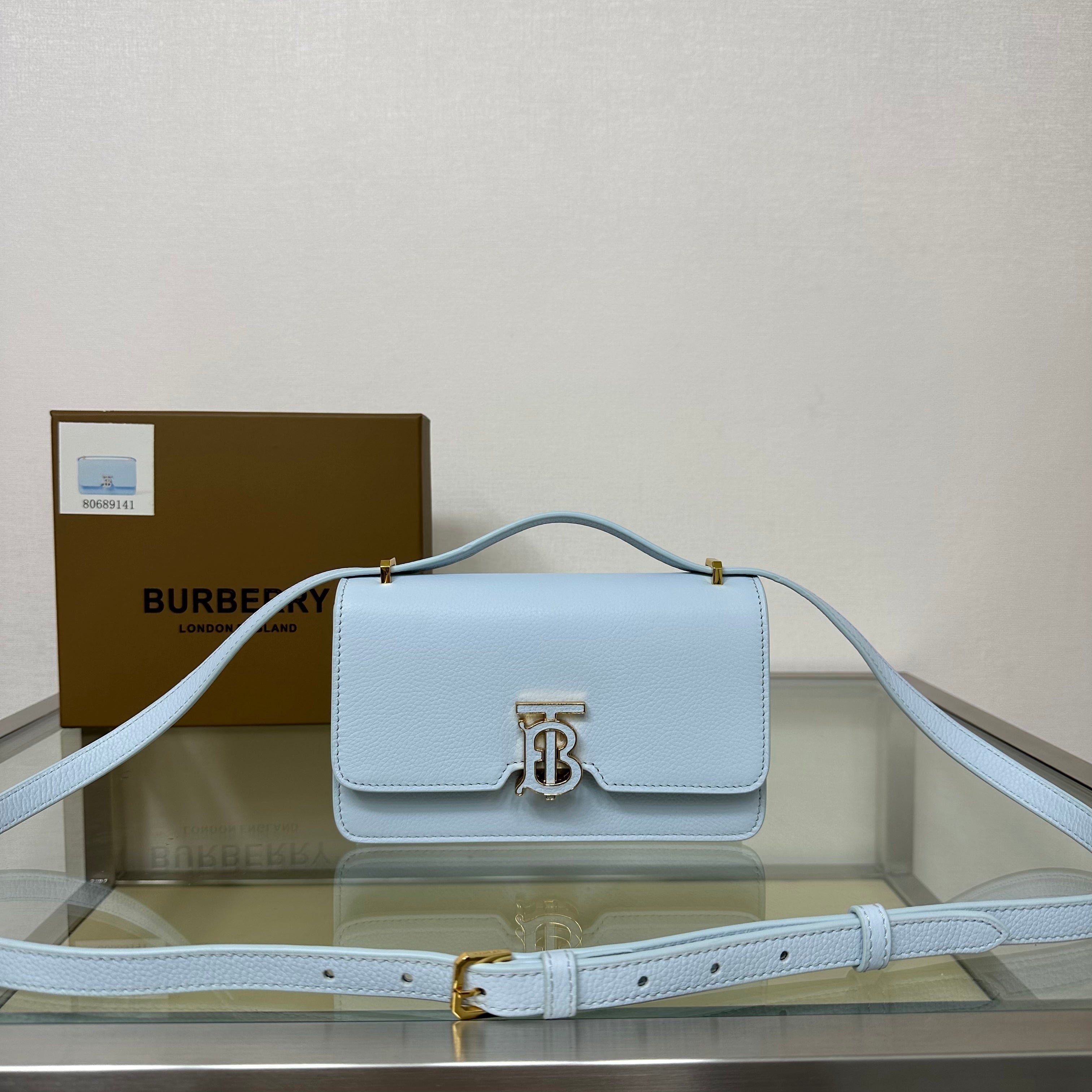 Burberry Lock Closure Bag