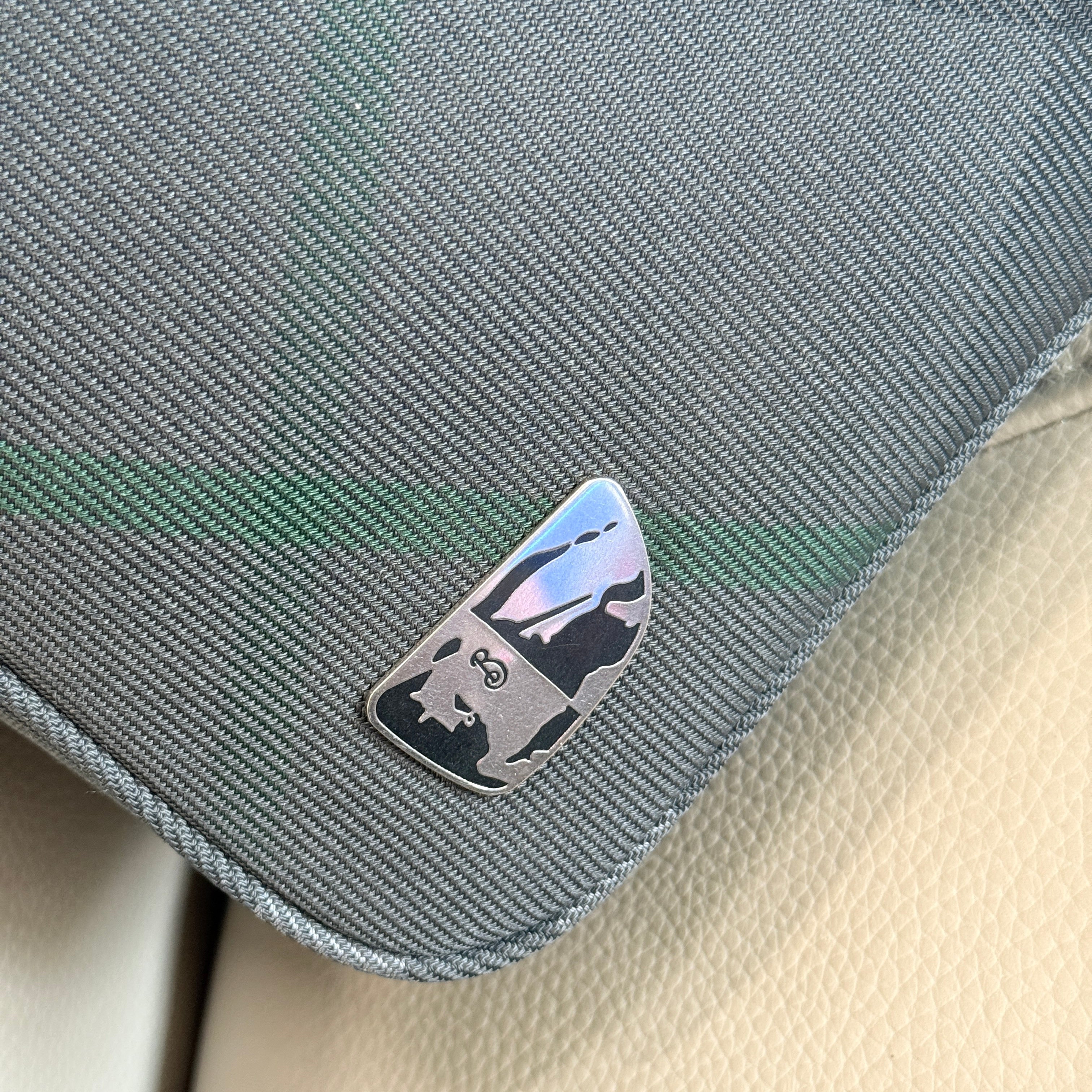 Burberry Grid Check Briefcase