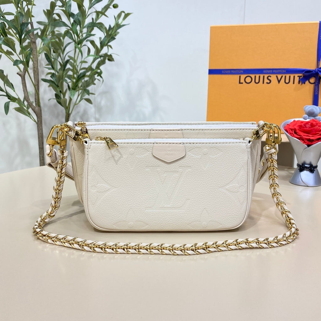 Louis Vuitton Multi Pochette Accessoires Monogram Empreinte