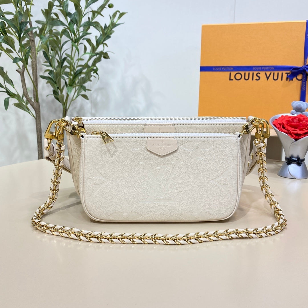Louis Vuitton Multi Pochette Accessoires Monogram Empreinte