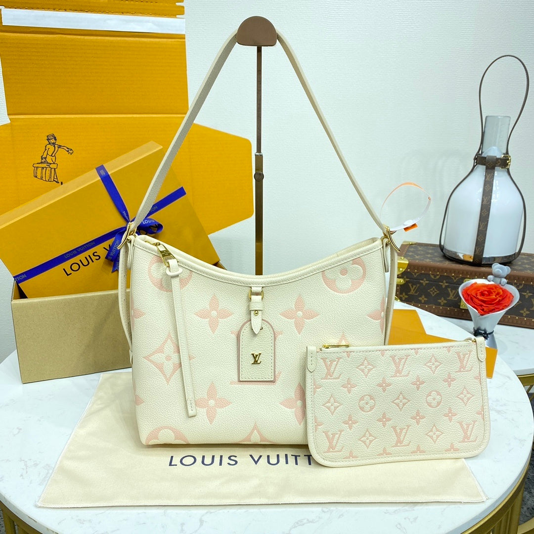Louis Vuitton CarryAll Small Handbag Monogram Empreinte
