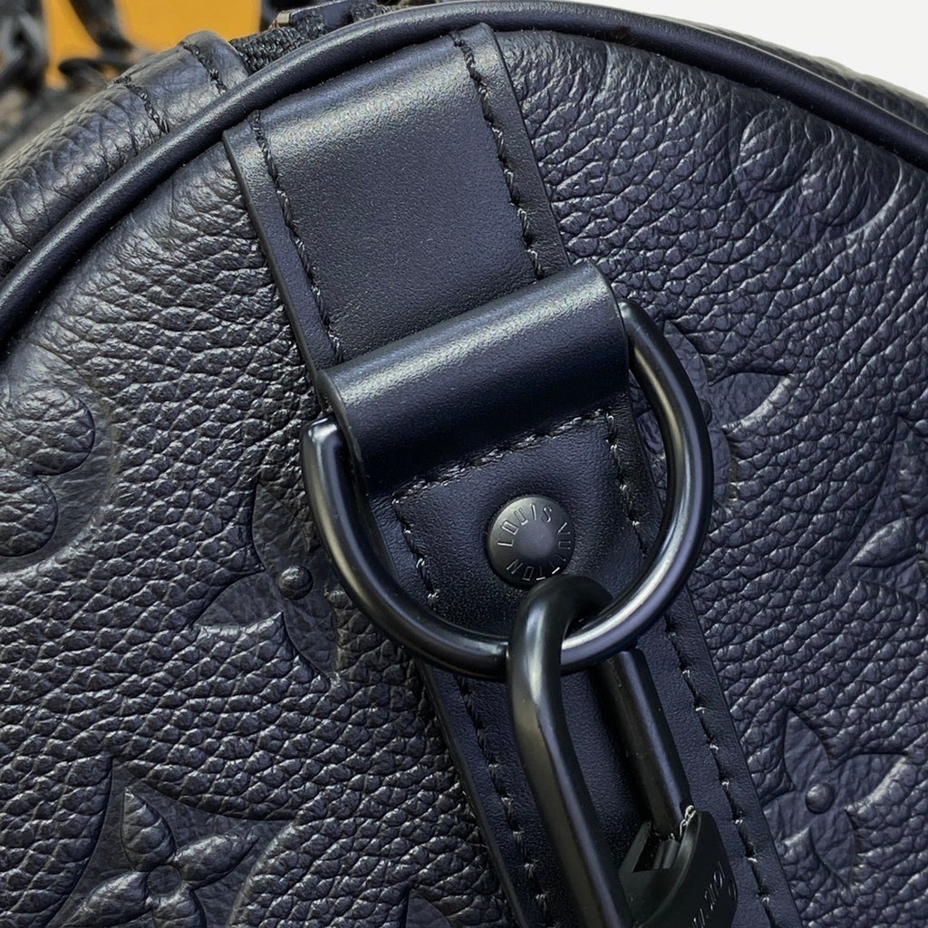 Louis Vuitton Keepall Bandoulière 50 Travel Bag (Embossed Leather)