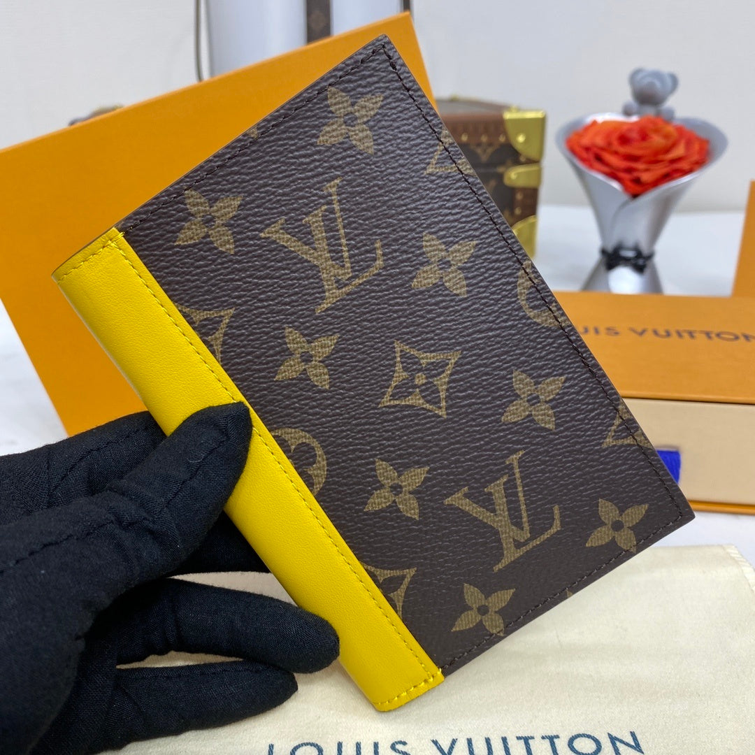 Louis Vuitton Passport Holder Macassar