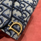 Christian Dior Saddle Trifold Wallet