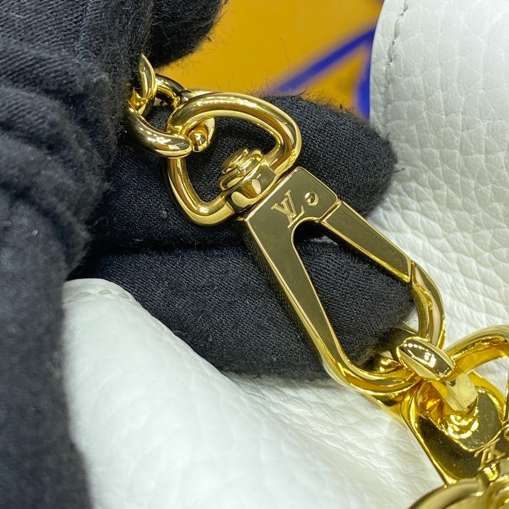 Louis Vuitton Capucines Handbag Lovelock Chain Series