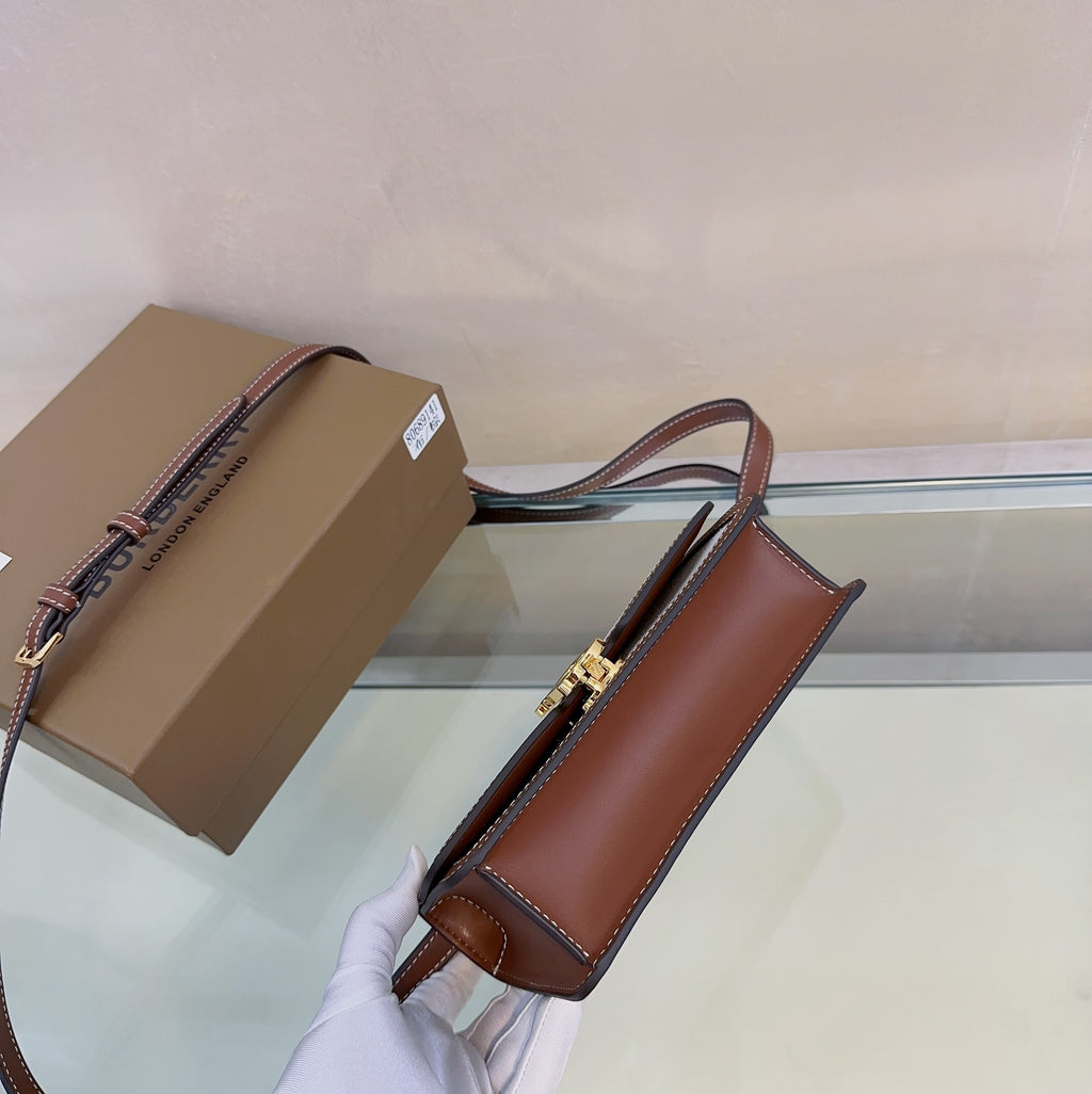 Burberry Lock Closure Bag