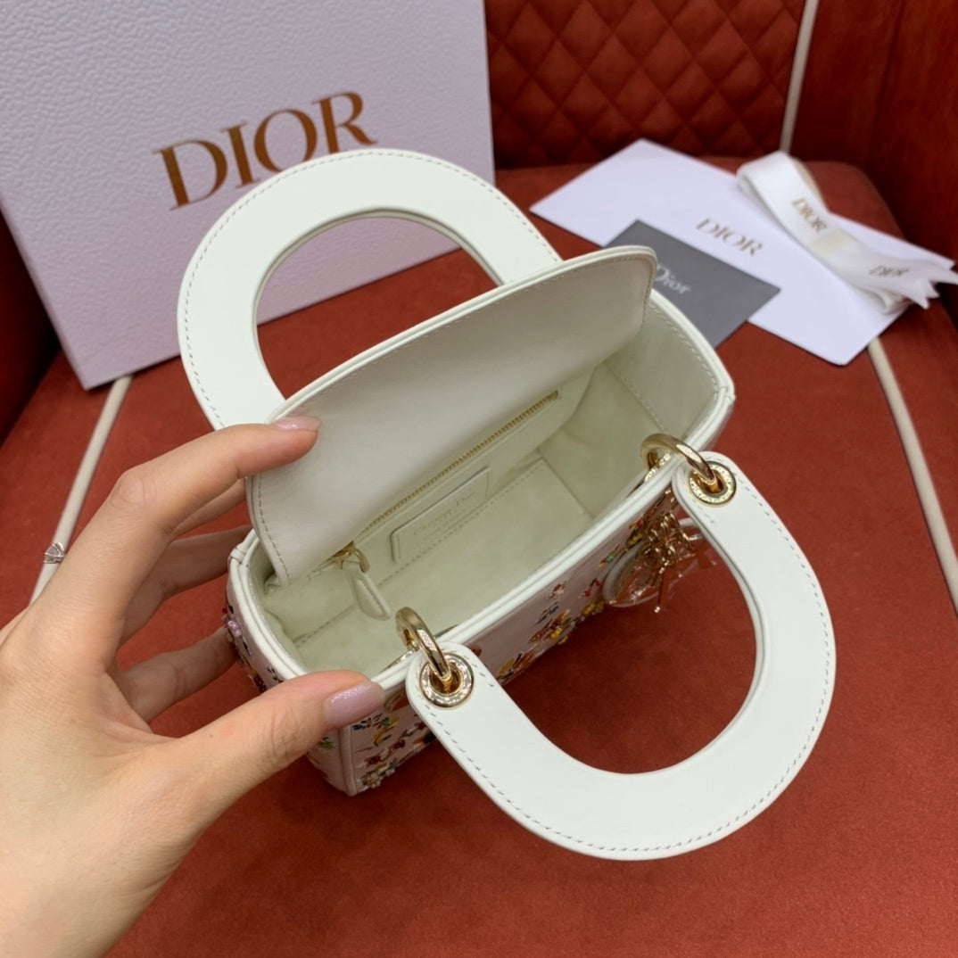 Christian Dior Embroidered Floral Beaded Bag