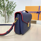 Louis Vuitton Full-Leather Messenger Bag