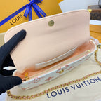 Louis Vuitton Wallet on Chain Ivy Denim Jacquard