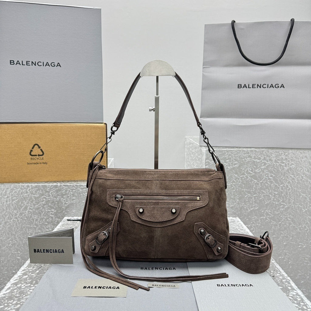 Balenciaga City Moto Crossbody Bag Small