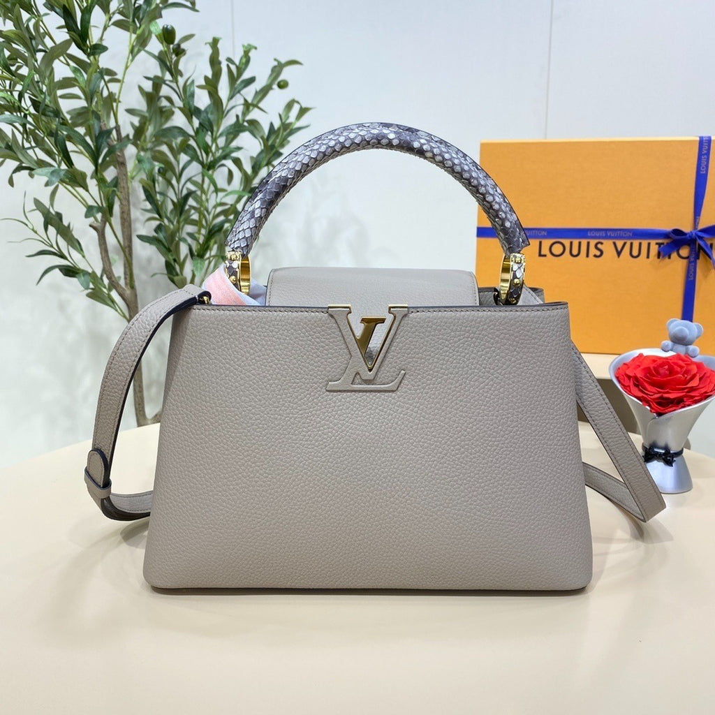 Louis Vuitton Capucines Handbag Python Edition