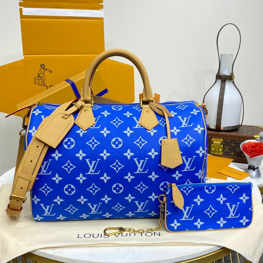 Louis Vuitton Speedy 40 Bandoulière Monogram Leather