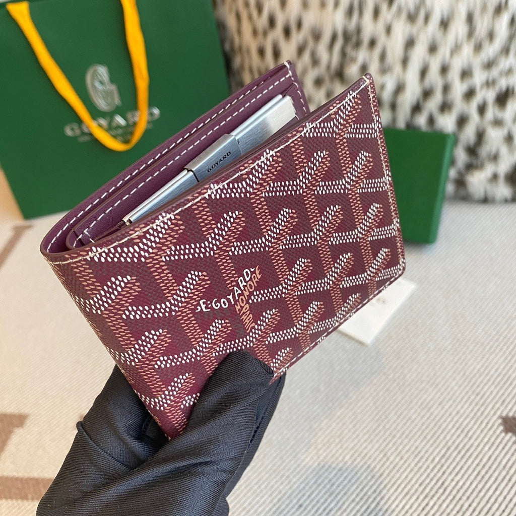Goyard Bi-Fold Card Holder with Coin Pocket