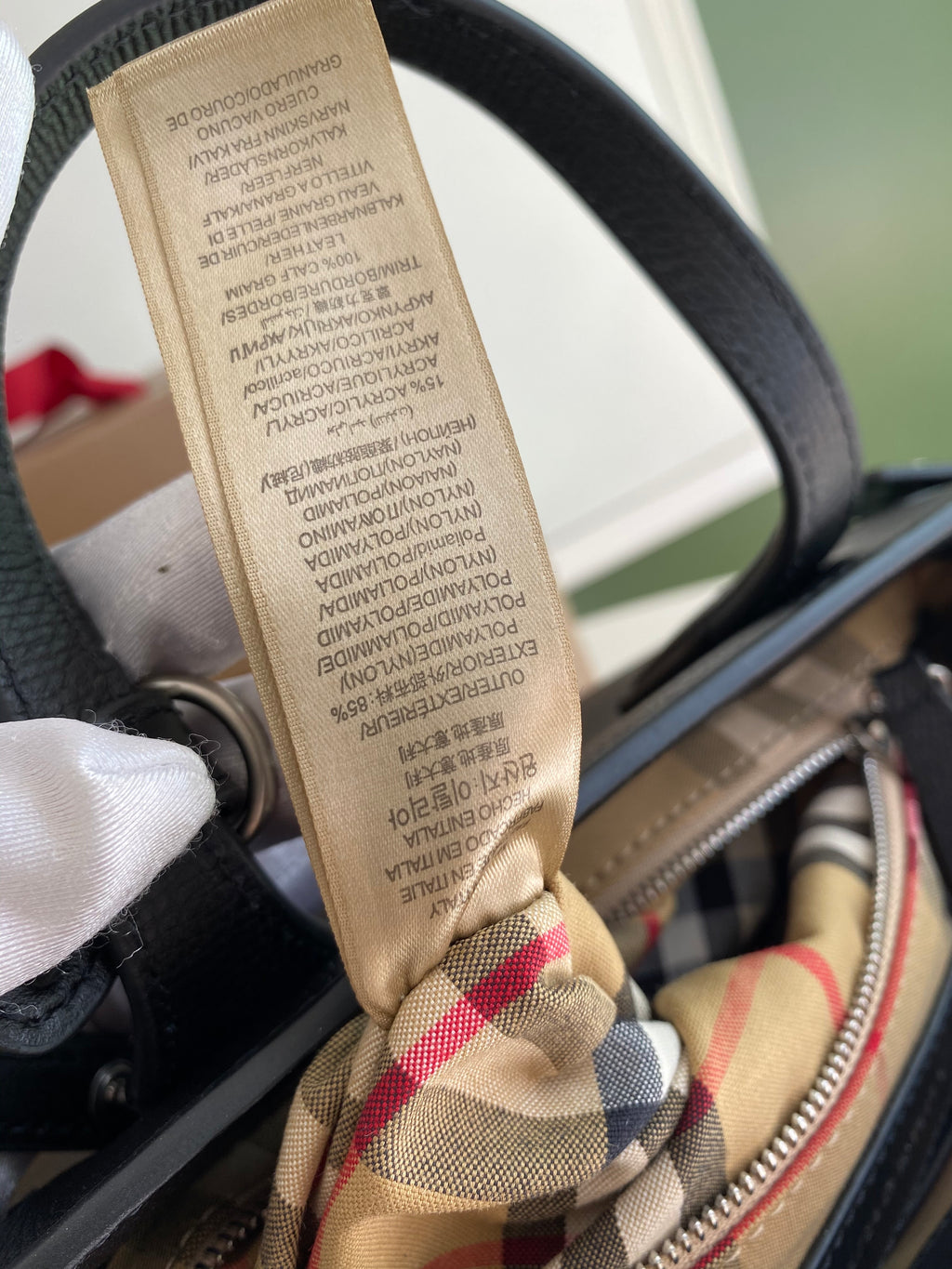 Burberry Banner Tote Handbag