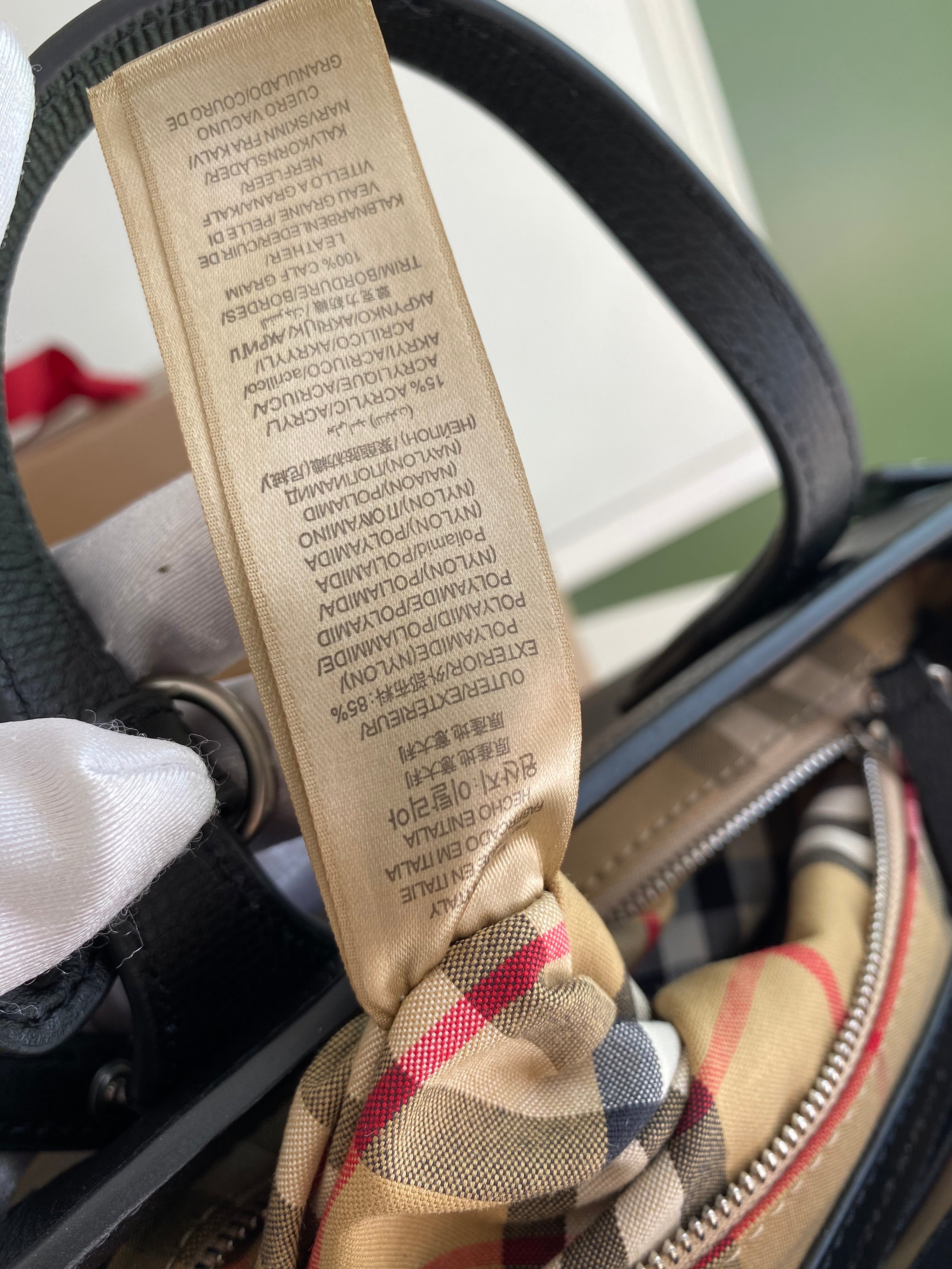 Burberry Banner Tote Handbag