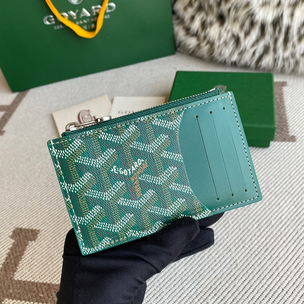 Goyard Bourbon Zip Card Holder / Wallet