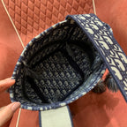 Christian Dior D-Bubble Embroidered Bucket Bag