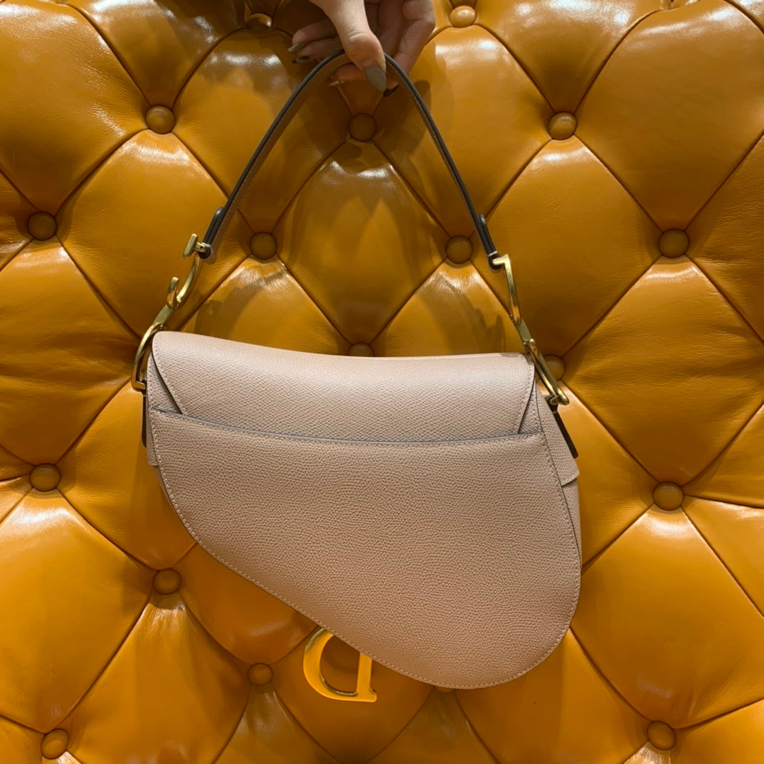 Christian Dior Saddle Leather Handbag