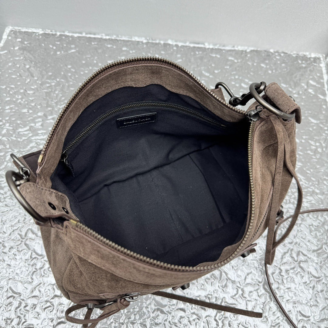 Balenciaga City Moto Crossbody Bag Small