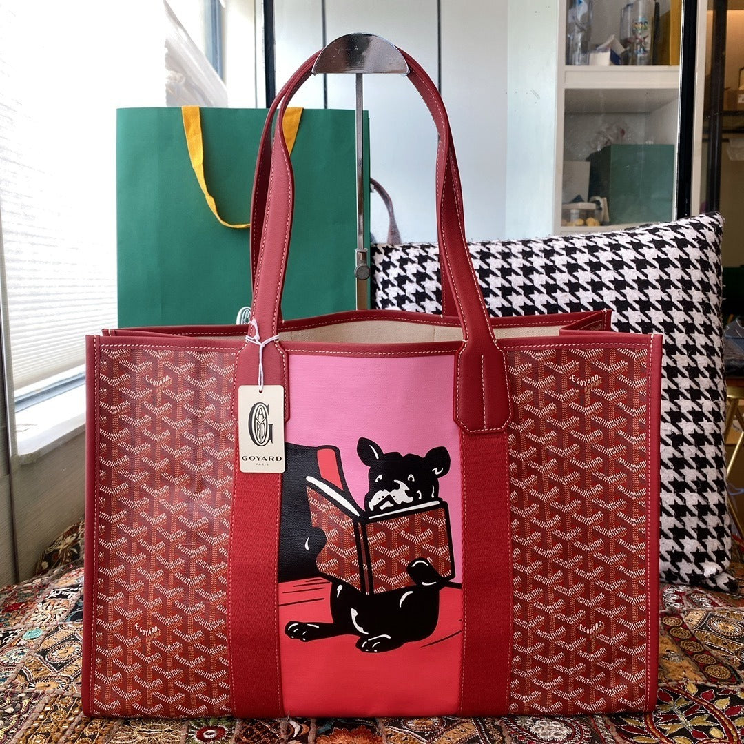 Goyard Villette Tote Bag (French Bulldog Graffiti Edition)