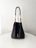 YSL Yves Saint Laurent Paris VII Drawstring Bag