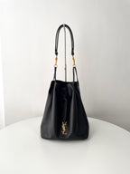 YSL Yves Saint Laurent Paris VII Drawstring Bag