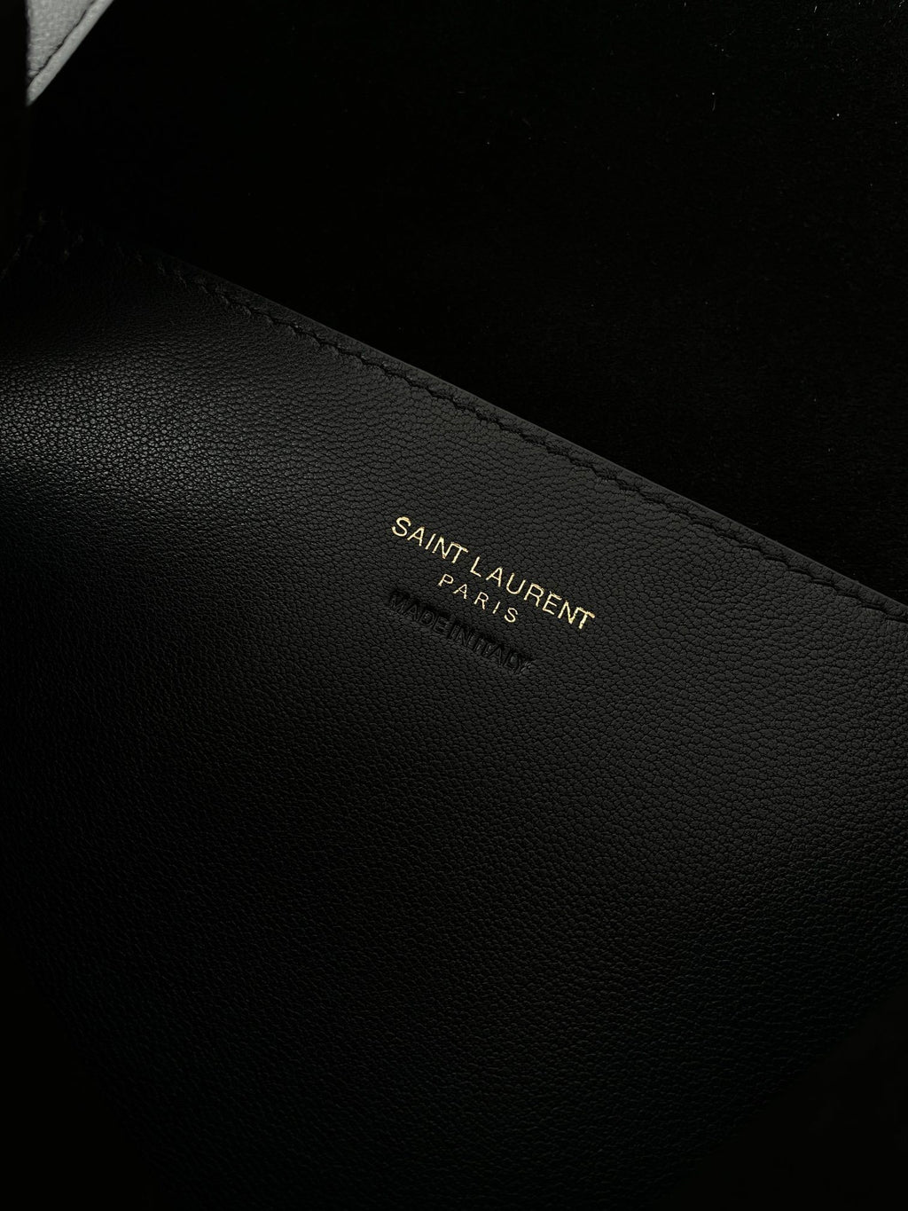 YSL Yves Saint Laurent Paris VII Drawstring Bag