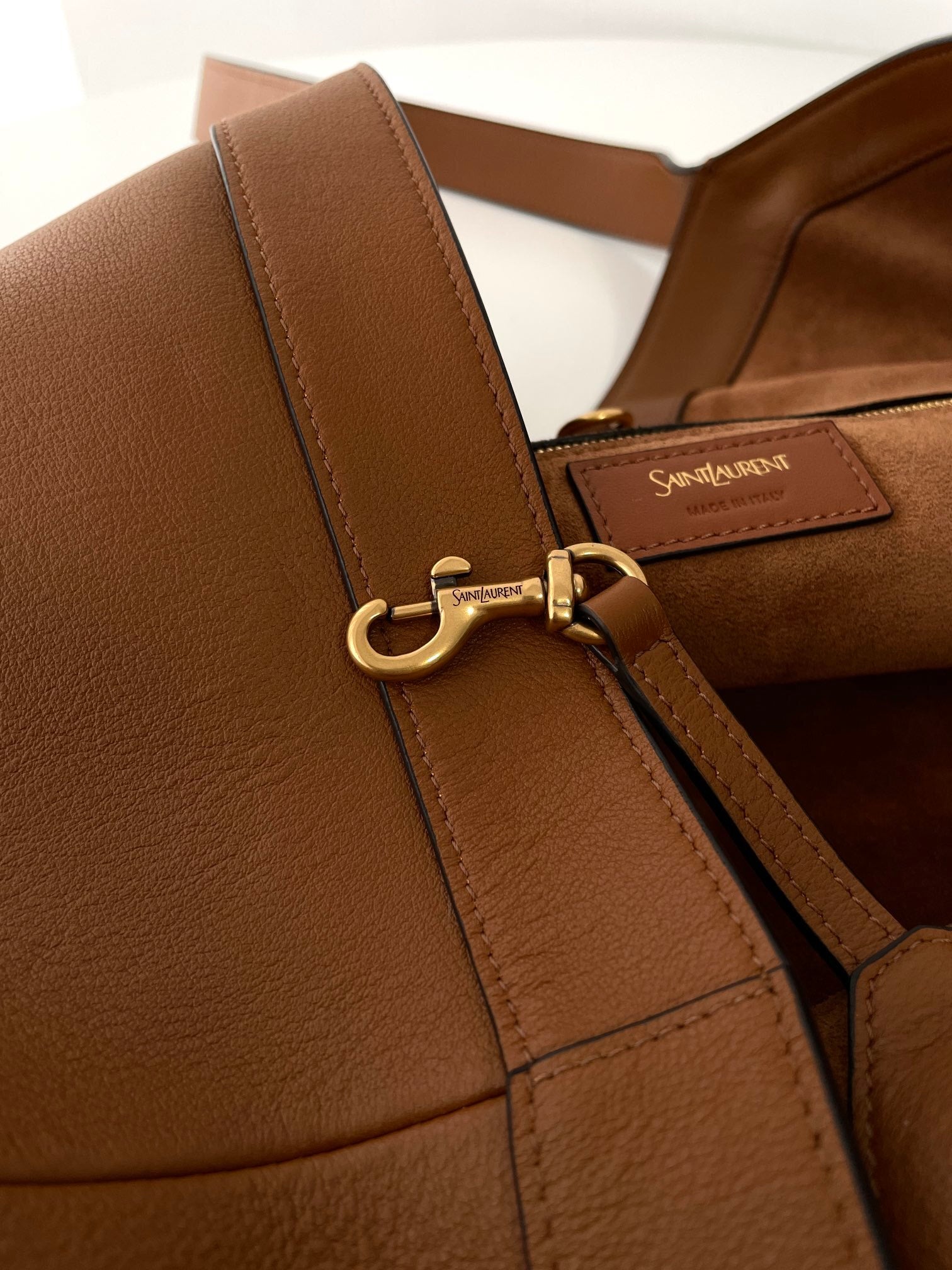 YSL Yves Saint Laurent Y Cabas Tote Bag
