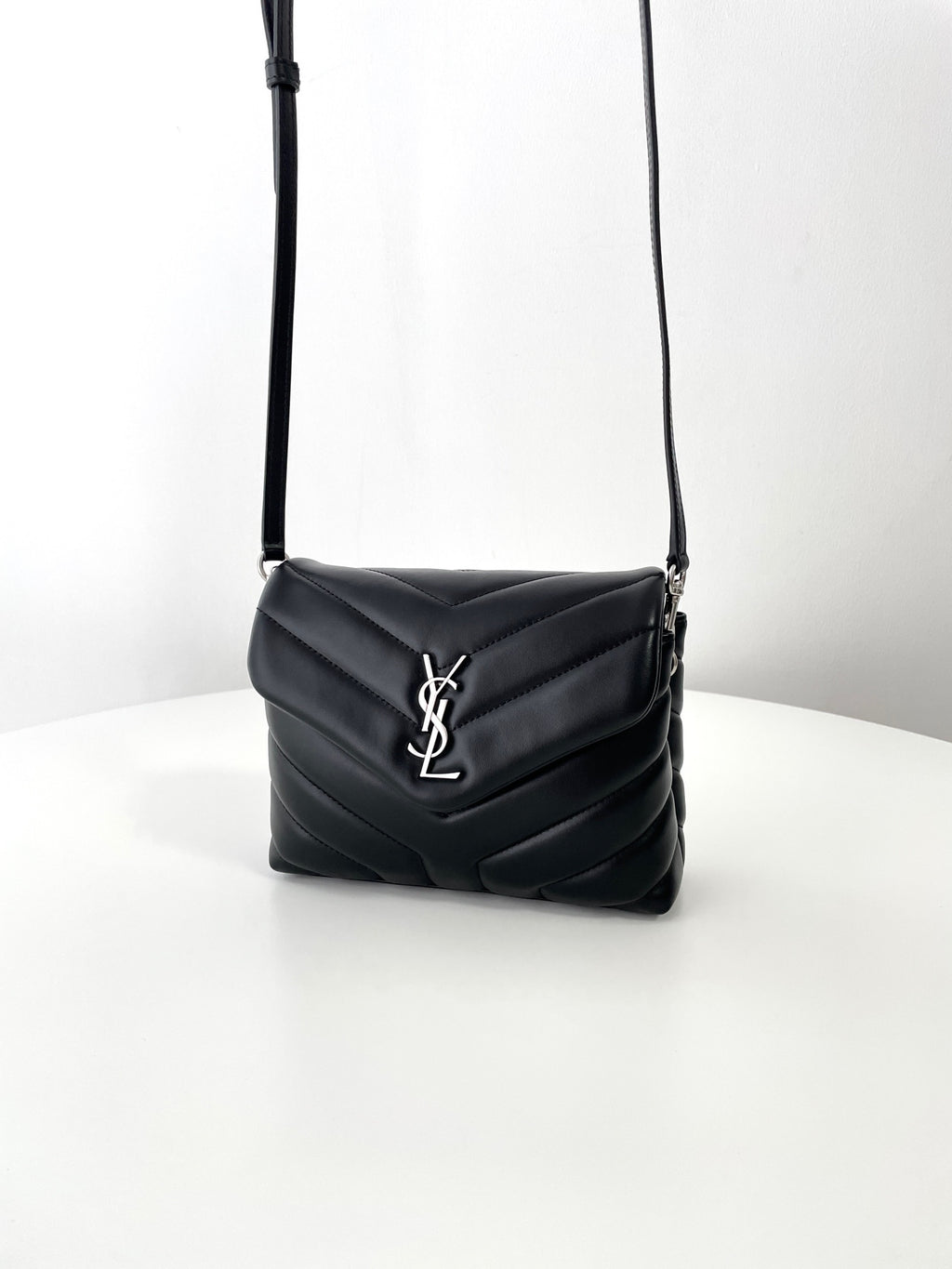 YSL Yves Saint Laurent Quilted Flap Shoulder Bag