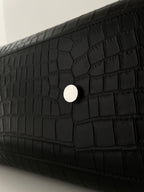 YSL Yves Saint Laurent Sac de Jour Bag Croc-Embossed