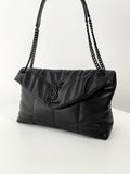YSL Yves Saint Laurent LOULOU Puffer Large Quilted Bag