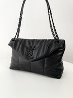 YSL Yves Saint Laurent LOULOU Puffer Large Quilted Bag