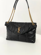 YSL Yves Saint Laurent LOULOU Puffer Large Quilted Bag