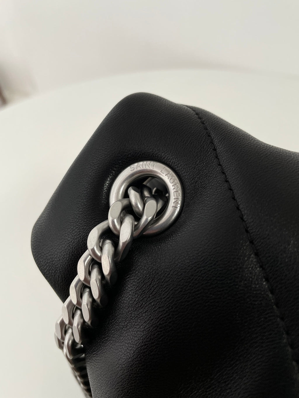 YSL Yves Saint Laurent LOULOU Puffer Large Quilted Bag