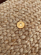 YSL Yves Saint Laurent Manon Mini Raffia Bag
