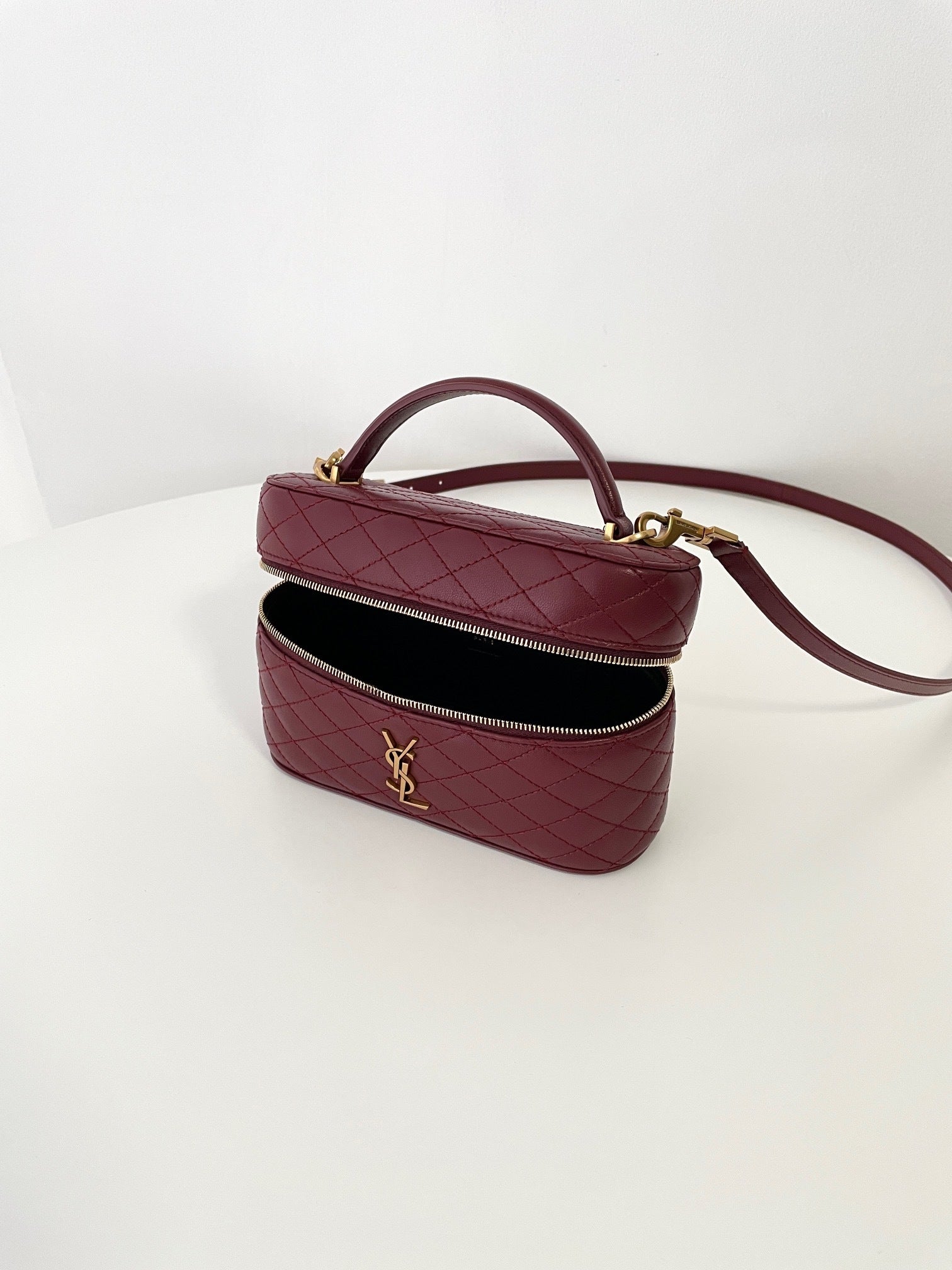 YSL Yves Saint Laurent Gaby Mini Zip Cosmetic Bag