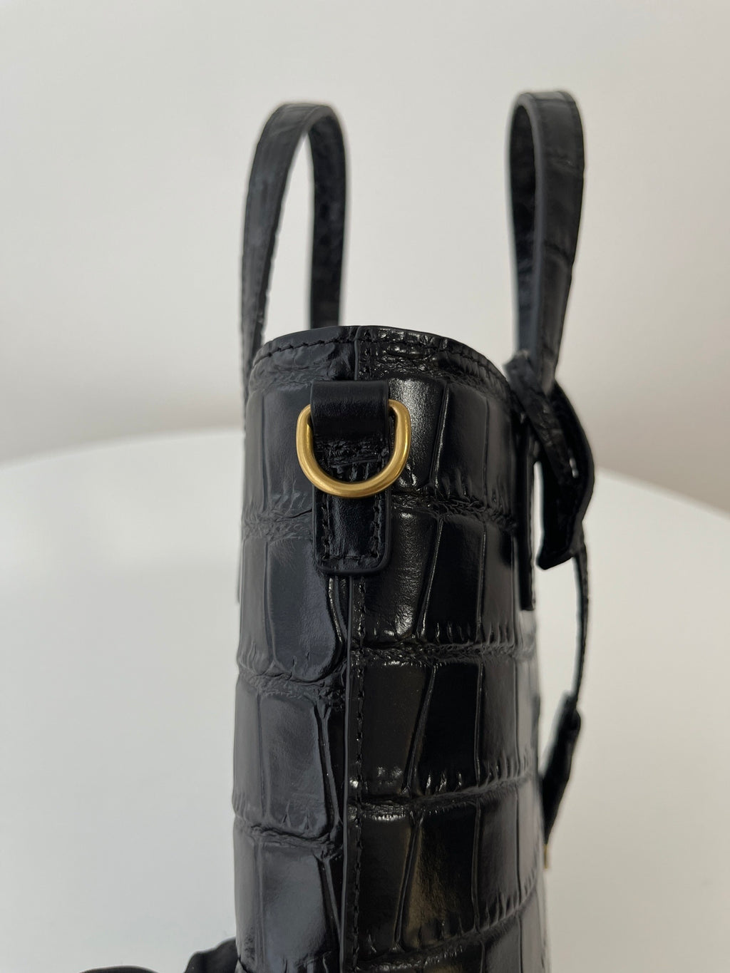 YSL Yves Saint Laurent Mini Tote Shopping Bag